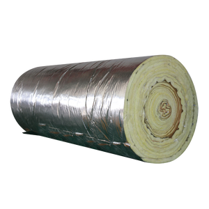 Rouleaux d'isolation <span class=keywords><strong>de</strong></span> toiture en <span class=keywords><strong>laine</strong></span> <span class=keywords><strong>de</strong></span> verre haute densité avec revêtement en feuille pour économie d'énergie et protection thermique des hangars argentyens - Product Image 2
