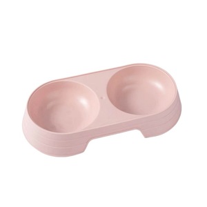 Taomiao - Comedero Doble de Plástico Universal <span class=keywords><strong>para</strong></span> <span class=keywords><strong>Perros</strong></span> y Gatos, Dispensador de Agua Manual, Diseño Integrado, Uso en Interiores, Modelo Tm15 - Product Image 5