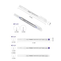 Marqueur cutané double/simple tête 0,5 mm/1 mm, stylo marqueur pour sourcils, marqueur cutané stérile, marqueur chirurgical
