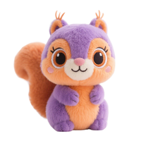Peluche de mascotte sur mesure OEM ODM doux ours en peluche dessin animé écureuil peluches poupées Kawaii fabricant