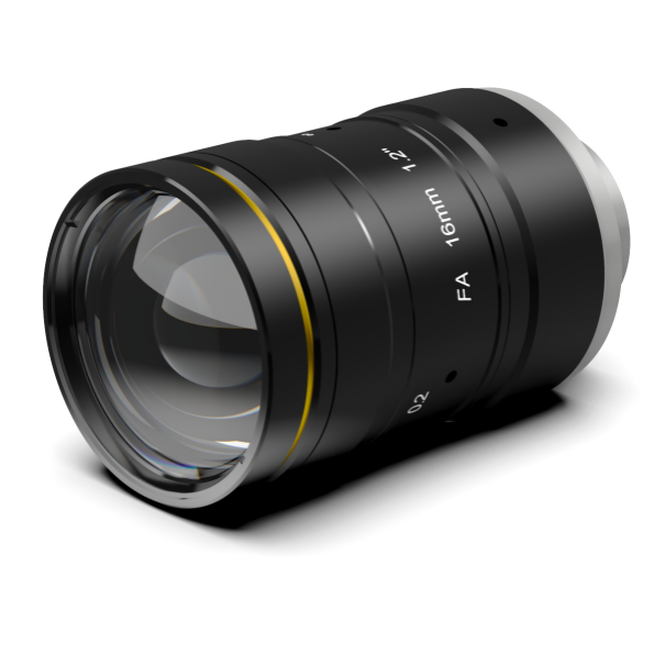 High Resolution Board Camera Lens 1.2" Sensor 16mm Focal Length F2.8 25MP C Mount CCTV Lens