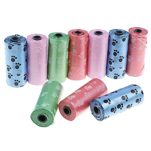 Rouleau de sacs poubelles en plastique avec cordon de serrage en gros, sacs poubelles colorés, sacs poubelles en gros, sacs poubelles en plastique - Product Image 2