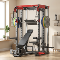 Machine Smith multifonctionnelle Snode, construction robuste en acier, équipement de gym à domicile pour squats, développés couchés et entraînement de force