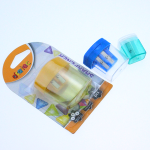 Meilleure qualité en gros pas cher double trous en plastique petite <span class=keywords><strong>taille</strong></span>-<span class=keywords><strong>crayon</strong></span> - Product Image 1