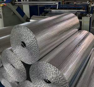 Rouleau d'isolation thermique à bulles simple en feuille d'aluminium réfléchissante 3/4 mm, barrière radiante <span class=keywords><strong>pour</strong></span> toiture métallique, bâtiment en acier, entrepôt - Product Image 4
