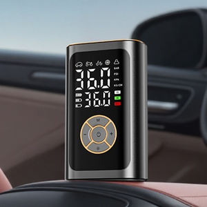 Compresseur d'air portable 5V 1A pour voiture, moto et vélo, avec éclairage haute luminosité, certifié FCC CE ROHS - Product Image 1