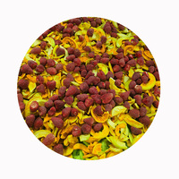 Sin aditivos artificiales Chips mixtos de verduras y frutas Snack saludable con sabor salado Textura dura Frito y envasado al vacío