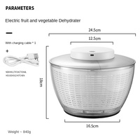 Sayuran Dehidrator Pembersih Cepat Pengering Buah dan Sayuran Kering dan Basah Pengeringan Salad Spinner Gadget Rumah
