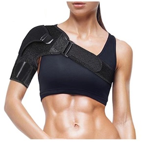 Attelle d'épaule réglable <span class=keywords><strong>pour</strong></span> attelle de soutien d'épaule de dislocation de <span class=keywords><strong>tendinite</strong></span> de la coiffe des rotateurs déchirés avec coussin de pression - Product Image 1