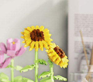 Compatible avec les blocs de construction <span class=keywords><strong>Lego</strong></span>, ornements de bureau assemblés pour enfants, modèle assemblé en microparticules, petit cadeau - Product Image 6