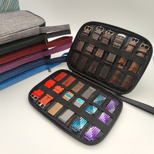 Bolsa de exhibición portátil al por mayor <span class=keywords><strong>para</strong></span> correas de <span class=keywords><strong>reloj</strong></span> con asa, cremallera, nailon, bolsa de almacenamiento de viaje <span class=keywords><strong>para</strong></span> correas de <span class=keywords><strong>reloj</strong></span> inteligente <span class=keywords><strong>para</strong></span> <span class=keywords><strong>Apple</strong></span> - Product Image 1
