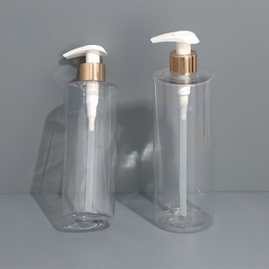 Bán Buôn 300Ml 500Ml <span class=keywords><strong>Matte</strong></span> Rõ Ràng Frosted Nhựa Gel Tắm <span class=keywords><strong>Lotion</strong></span> Bơm Chai Dầu Gội Đầu Chai Với Vàng Bạc Bơm - Product Image 4