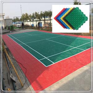 Campo Multideportivo al aire libre de 30x60 pies con cancha de baloncesto y línea de tenis para deportes en el patio trasero del hogar - Product Image 4