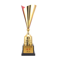 Trophée de tasse en métal de vente chaude grands trophées personnalisés récompensent l'artisanat en métal
