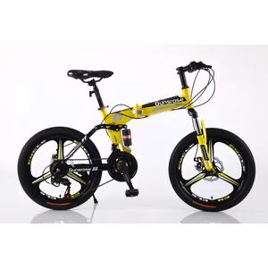 Vélos pliants de montagne pour adultes <span class=keywords><strong>à</strong></span> deux roues, OEM ODM, 21 vitesses, haute capacité de charge, amortisseurs - Product Image 3