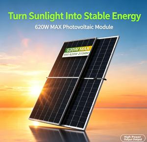 แผงโซลาร์เซลล์แบบยืดหยุ่น Jingsun กำลังผลิตสูง 600W 620W แบบสองหน้า สำหรับโครงการในครัวเรือน - Product Image 2