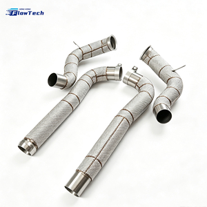 Downpipe haute performance pour Mercedes AMG GT GTS GTC GTR C190 M178 4.0T V8 Biturbo en acier inoxydable 304, fixation directe - Product Image 2