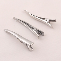 Pince à cheveux en métal de 45 mm à prix abordable pour la décoration de bijoux capillaires et accessoires