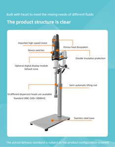 mélangeur à haut cisaillement réservoir de mélange détergent homogénéisateur industriel savon liquide faisant la machine - Product Image 2