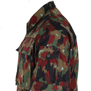Original Swiss M83 Camo Field Jacket Camouflage Coat Parka <span class=keywords><strong>Chaqueta</strong></span> táctica al aire libre para hombre - Product Image 3