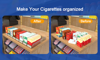 Présentoir à cigarettes populaire avec prix d'usine