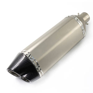 Nouveau système d'échappement double pour moto Yamaha XJR en fibre de carbone 51 mm 60 mm, échappement arrière, silencieux - Product Image 1