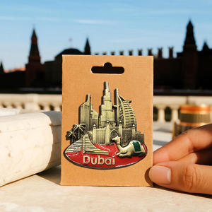 Punto di riferimento personalizzato 3D rilievo frigorifero magnete città architettura lega targa Souvenir rivenditore di viaggio e negozio turistico regalo di merce - Product Image 6