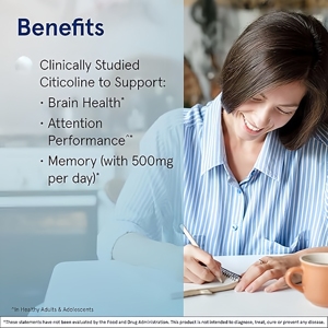 Disponibili Capsule di Citicolina CDP Choline, Integratore Nootropico per la <span class=keywords><strong>Salute</strong></span> Cerebrale, Supporto alla Memoria, Concentrazione e Prestazioni Cognitive - Product Image 4