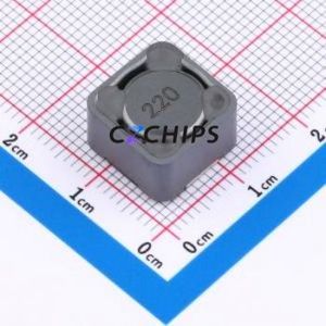 Inducteur de puissance SRR1280A-220M SMD, 12,5x12,5 mm (Inductance : 22 µH) (Précision : 20 % Courant nominal : 4,3 A) - Product Image 1