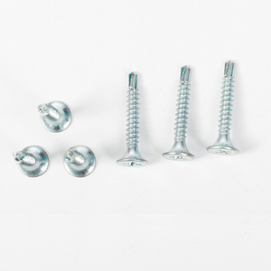 Tornillo Autoperforante para Paneles de Yeso, Cabeza de Trompeta, Acero al Carbono Galvanizado con Zinc Blanco, Métrico, Marca <span class=keywords><strong>SUNO</strong></span> - Product Image 3