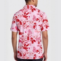 Usine de vêtements de golf OEM/ODM, design personnalisé à motifs, t-shirt de golf à séchage rapide pour hommes, polo de golf anti-transpiration