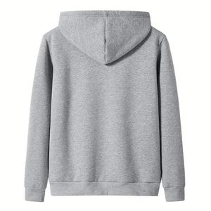 Sudadera con capucha de invierno para hombre, gruesa, de forro polar, con cierre y diseño personalizado, con logotipo personalizado. - Product Image 3