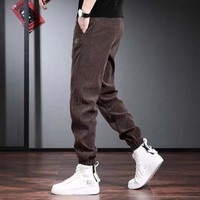 Pantalons de travail automne/hiver, pantalons décontractés pour hommes, pantalons de sport slim, pantalons harem tendance pour garçons