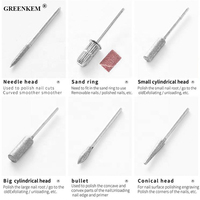 1 ensemble de perceuse à ongles électrique, Machine de manucure, ensemble de perceuse de pédicure, Kit de lime à ongles Portable, Machine de perceuse à ongles professionnelle