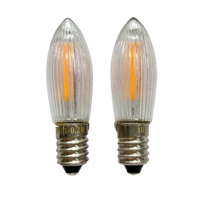 E10 C6 8-55V LED filament motif bougie ampoule E10 pont ampoule pour bougie pont arc décoration de noël