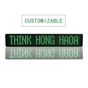 ローリング操作情報電子LEDディスプレイ広告デジタルプログラムロゴプログラマブルLEDロゴ - Product Image 3