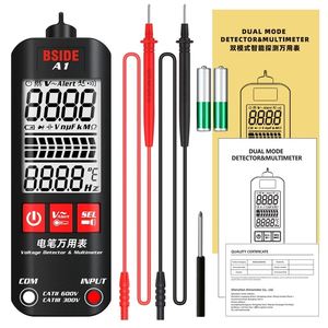 Bside A1 chế độ kép thông minh cầm tay Độ chính xác cao phát hiện điện áp kỹ thuật số hai màu hiển thị vạn năng - Product Image 6