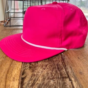 หมวกเชือกไนลอนแบบย้อนยุค5แผงหมวกเชือก256แบบไม่มีโครงหมวก Snapback ปักด้วยหมวกเชือกทำจากเวียดนาม - Product Image 6