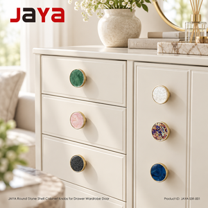 JAYA Çinko Alaşımlı Modern Mutfak Dolabı Çekmece Düğmeleri Dolap Şifonyer Kulpları Kabuk Mobilya Kapı Kolu - Product Image 1