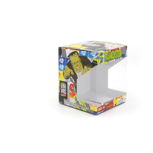Luxury Good Looking Paper <b>Gift</b> <b>Box</b> Paper Folded <b>Box</b> with <b>clear</b> PVC Window for Figure Toy <b>Gift</b> Display - Product Image 1