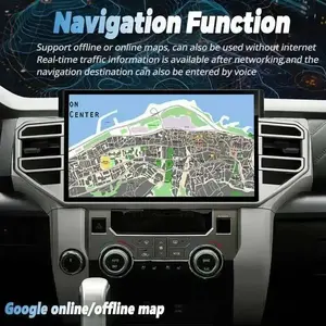 Radio para Auto de 14.6 Pulgadas para <span class=keywords><strong>Toyota</strong></span> <span class=keywords><strong>Tundra</strong></span> <span class=keywords><strong>2020</strong></span>-2024, Android 13, Pantalla QLED, Estéreo, GPS, Navegador, Reproductor Multimedia, Video, CarPlay - Product Image 2