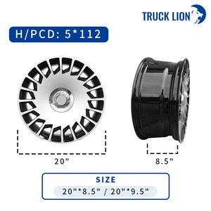 OEM 5x112 5x114.3 5x120 18 19 20 21 22 inch vành bánh xe giả mạo 1 mảnh tùy chỉnh giả mạo vành Chrome sâu lõm bánh xe - Product Image 6