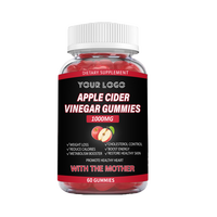 Nouveaux suppléments vitaminiques personnalisés OEM/ODM pour la perte de poids, gommes végétaliennes au vinaigre de cidre de pomme, aliments amincissants, vitamines