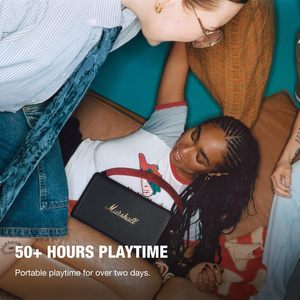 Pour enceinte portable <span class=keywords><strong>Kilburn</strong></span> III avec sortie 36W et entrée auxiliaire - Noir et laiton - Product Image 2