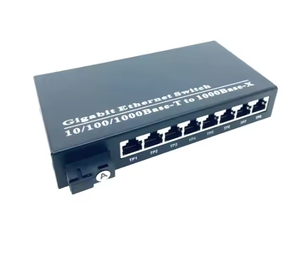 สวิตช์ไฟเบอร์ออปติก RTXMC Gigabit 1 SC 8 พอร์ต Rj45 ตัวแปลงสื่อไฟเบอร์ออปติก 10/100/1000M - Product Image 2