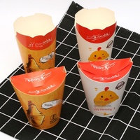 Gobelet en carton alimentaire recyclable de nouvelle conception avec couvercle pliable intégré, estampage à chaud personnalisable pour boissons froides/chaudes