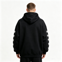 Sweat à capuche imprimé pour homme à manches longues avec poche kangourou avant, en molleton de coton épais, vêtements décontractés d'hiver pour le streetwear