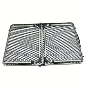 Compact Lightweight Aluminum Folding Picnic Table Modern Design with Adjustable Height for Outdoor Hiking <b>BBQ</b> <b>Small</b> Spaces - Product Image 4