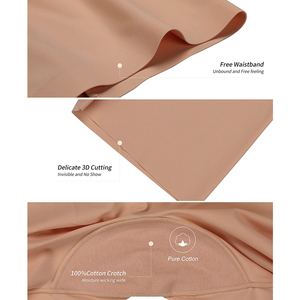 Braguitas sin Costuras de Cintura Alta <span class=keywords><strong>Anti</strong></span>-<span class=keywords><strong>rozaduras</strong></span> para Mujer, 9 Colores, Tipo Boyshorts - Product Image 4