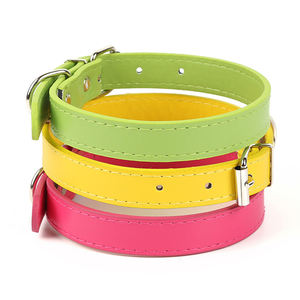 Hoge Kwaliteit Luxe Groothandel Pu Leer Webbing Waterdichte Huisdier Kraag Koude Slip Hond Kraag - Product Image 2